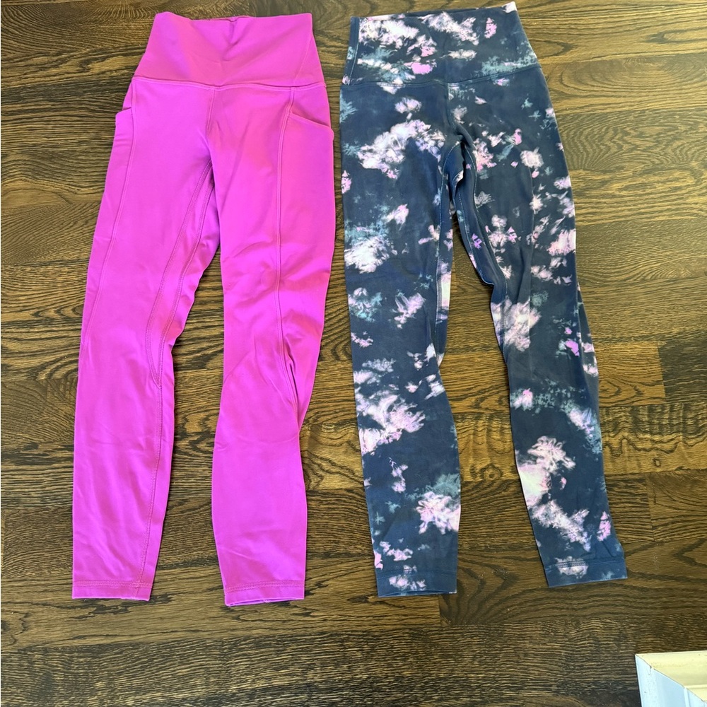 Lululemon size 0 full length leggings. Barely worn and in great condition.